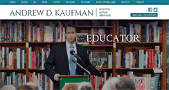 Desktop Screenshot of andrewdkaufman.com